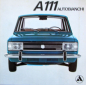 Preview: Autobianchi A 111 Modelprogram 1970 Carbrochure (10330)